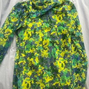 Ganni Multicolor Patterned Long Sleeve Top